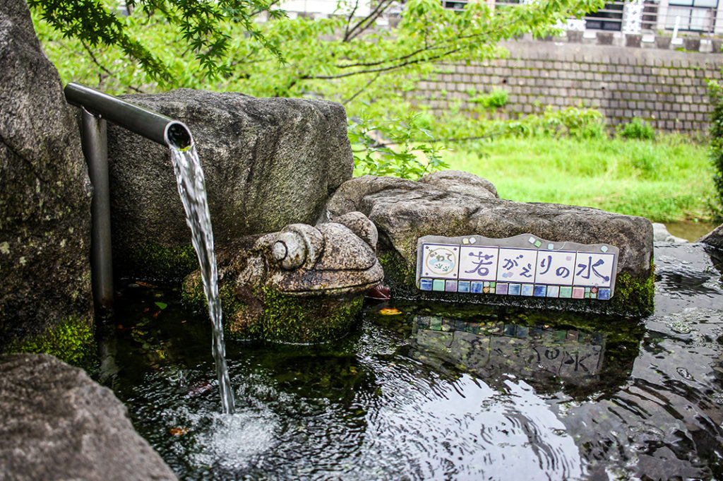 Fresh, lovely spring water in Matsumoto 