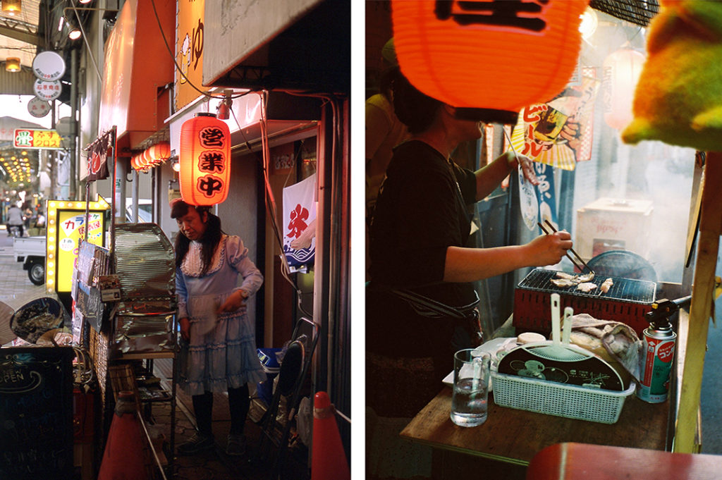 Nishinari's many small bars and restaurants favour inexpensive street food.