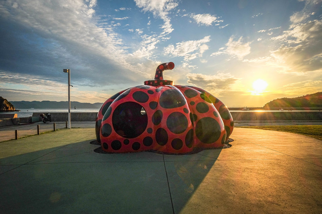 The Red Pumpkin at the ferry terminal. See it now or in the afternoon. 