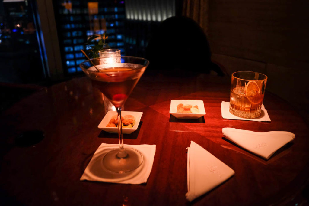 Booze with a view of Tokyo Station. 