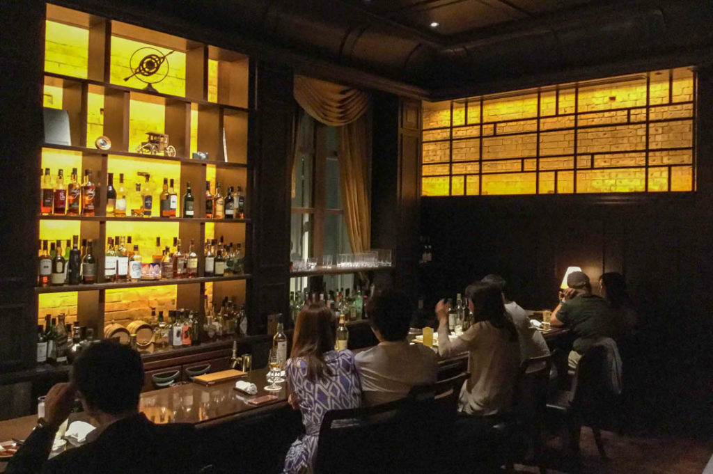 The exclusive Bar Oak at the Tokyo Station Hotel. 