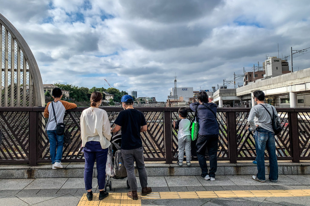 Trainspotting on Shimogoinden Bridge