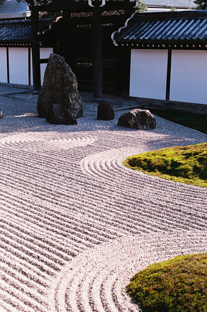 Dry landscape garden within Tofuku-ji