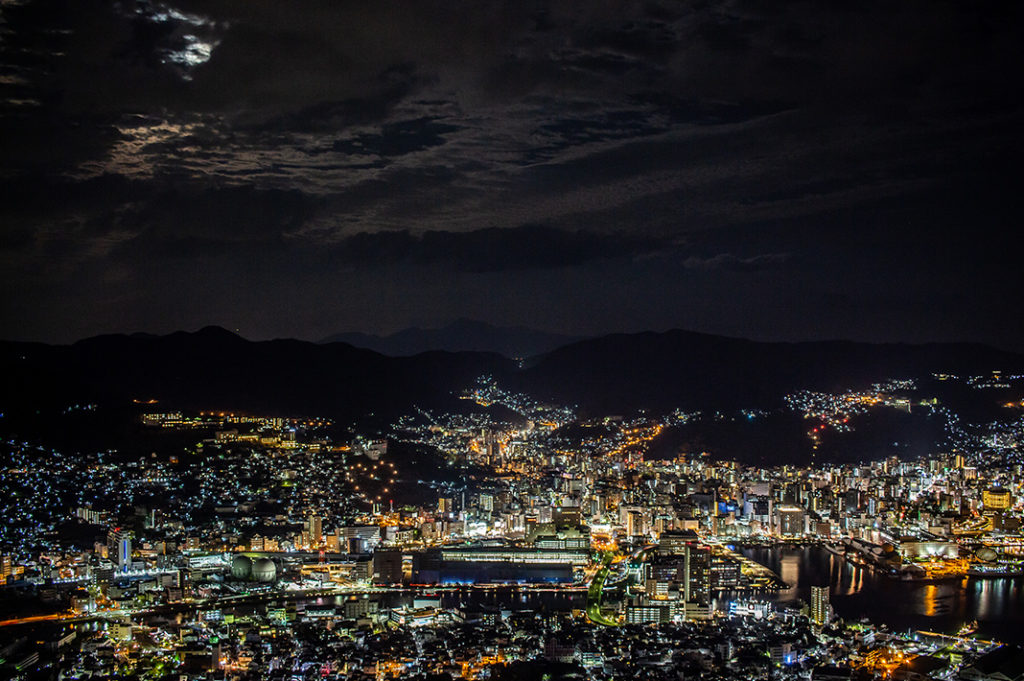 Night view from Mount Inasa in Nagasaki 
