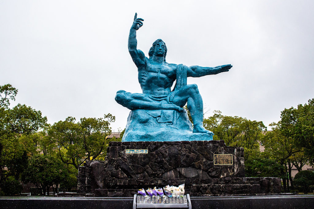 The Peace Statue at Nagasaki Peace Park