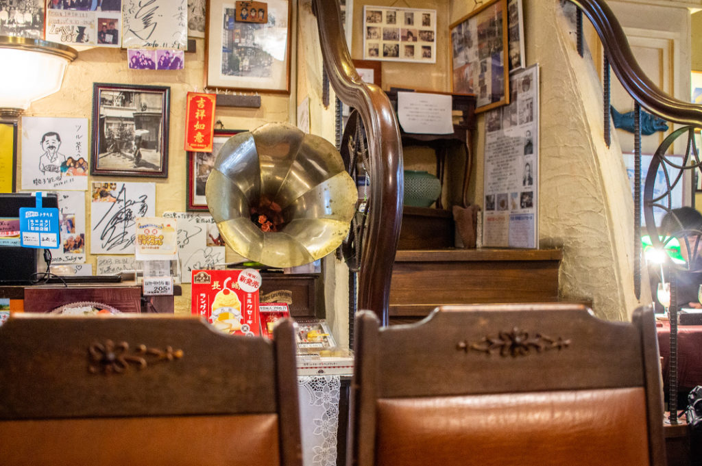 The interior of Tsuruchan cafe