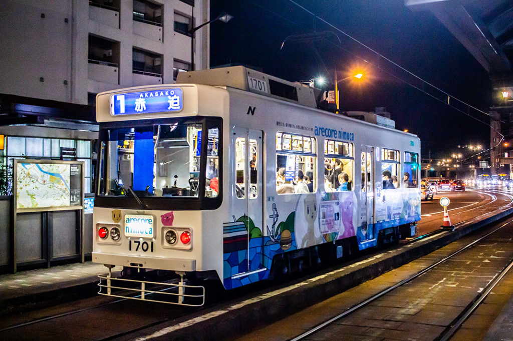 Nagasaki trams are the highlight of the public transport system