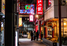 Neon and Noodles at Nagasaki Shinchi Chinatown