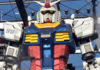 Gundam the Giant Space Robot Arrives in Yokohama