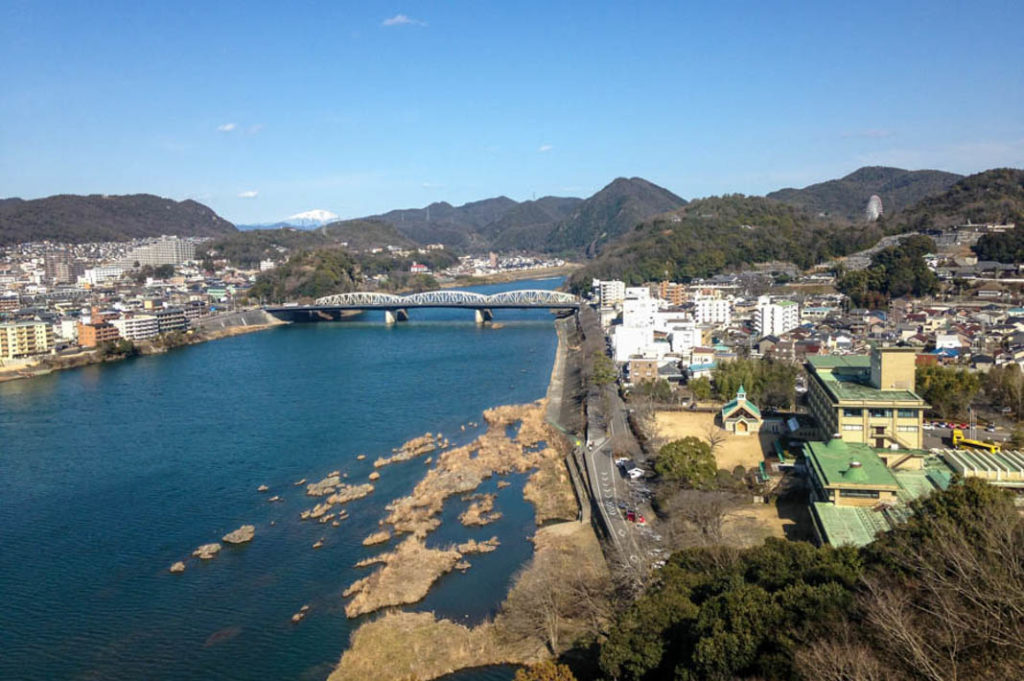 View of the Kiso River 