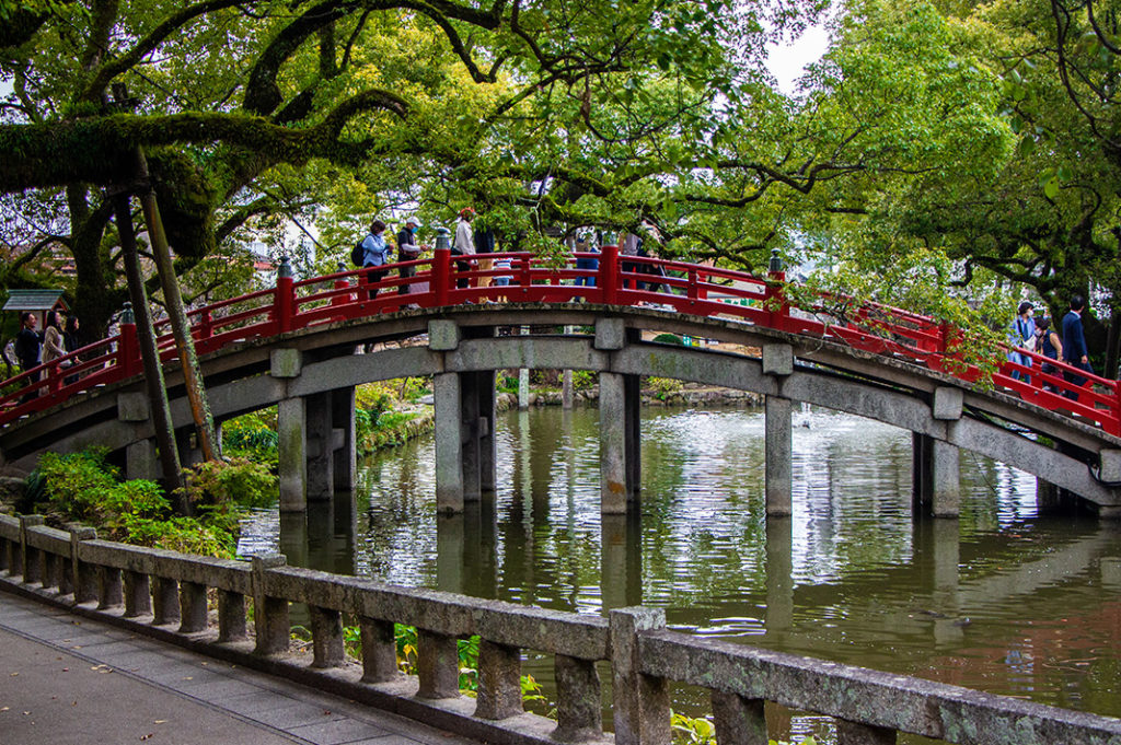 Dazaifu Tenmangu Shrine, one of Fukuoka’s top attractions, has 1000 years of history, famous plum trees and a bustling shopping strip to see.