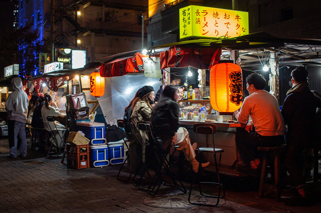 Fukuoka Yatai along the Naka River