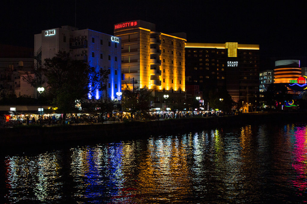 Fukuoka Yatai along the Naka River