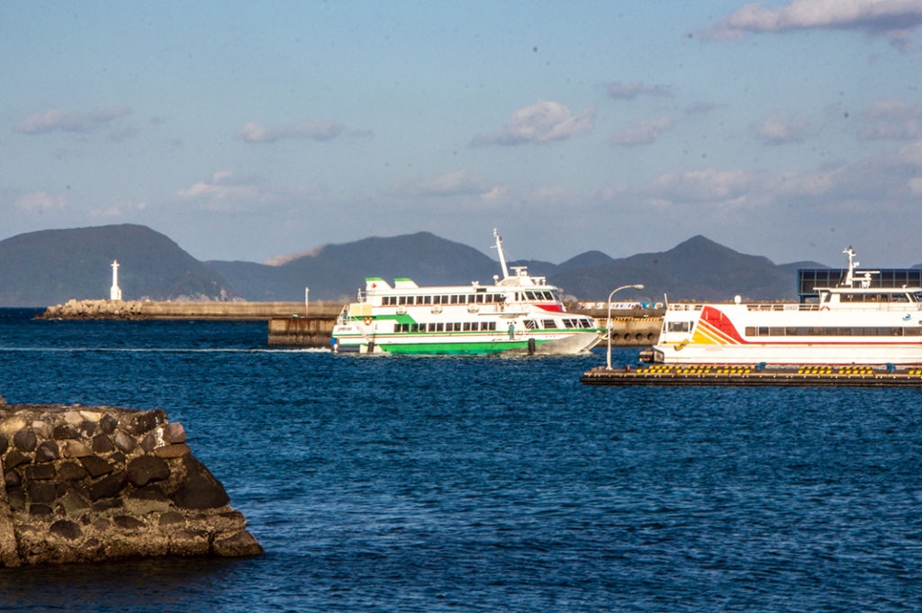 The ferry to Goto Islands 