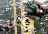 Kanazawa Carries On Edo-Era Kaga Tobi Firefighter Festival
