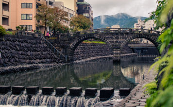 Meganebashi Bridge: Nagasaki’s Optical Overpass