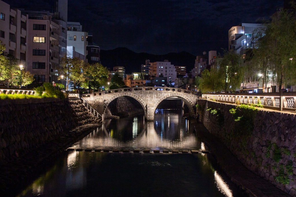 Meganebashi stone bridge