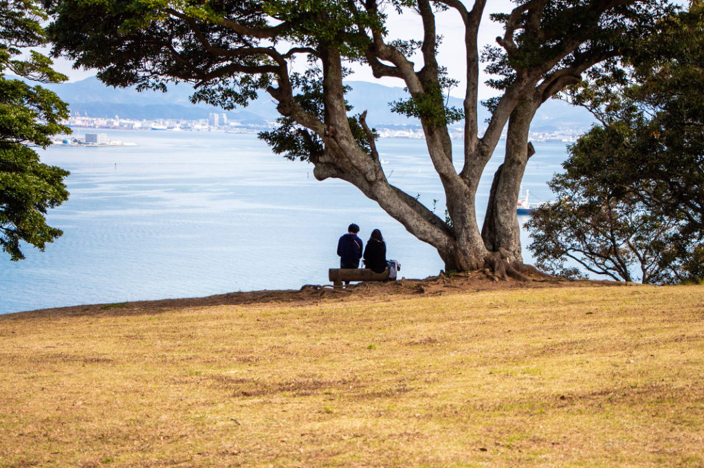 The Nokonoshima Island Park, with sweeping views and hills blanketed in seasonal flowers, it’s one of the most charming day trips in Fukuoka.