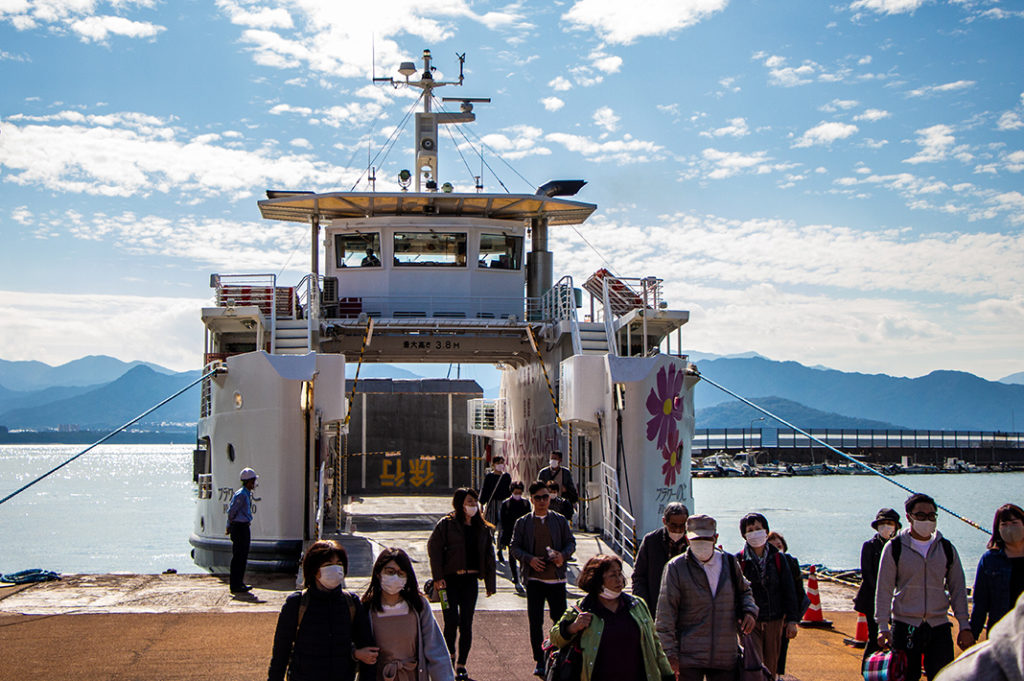 The ferry to Nokonoshima