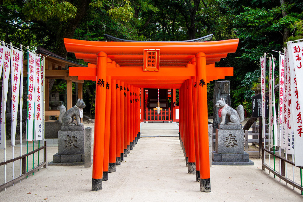 Many shrines within the grounds