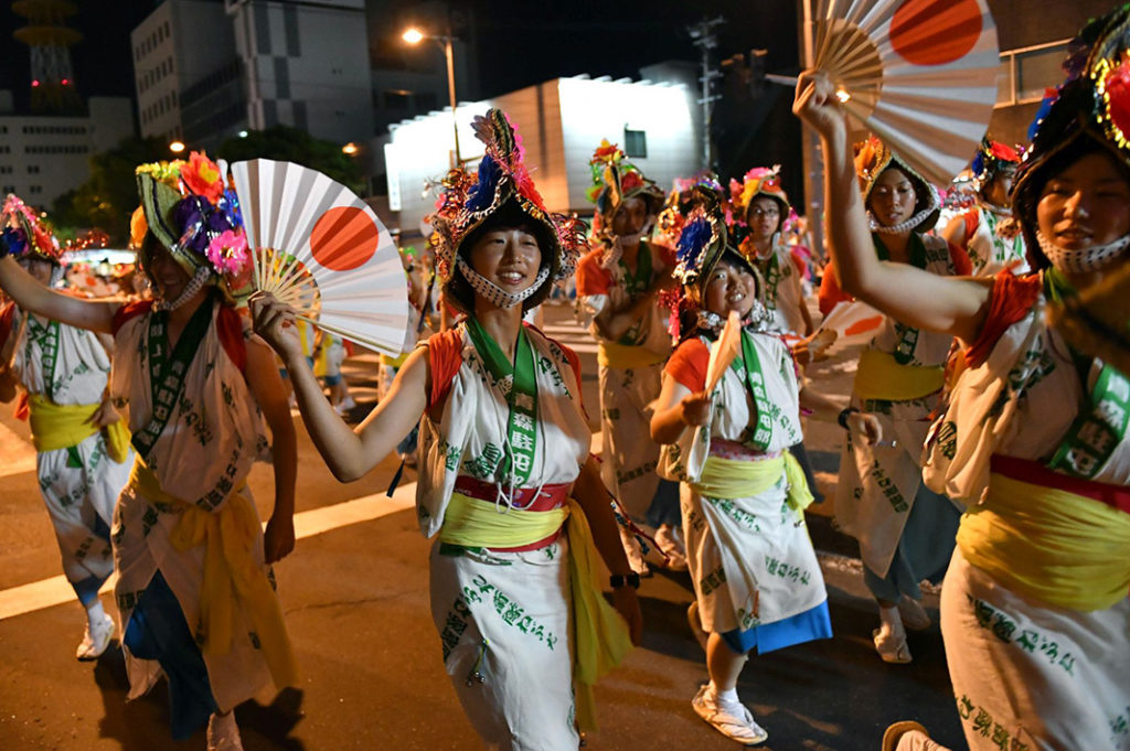 Participants of the Nebuta festival