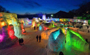 Hokkaido Events: Lake Shikotsu Winter Ice Festival Hokkaido Ice Festival