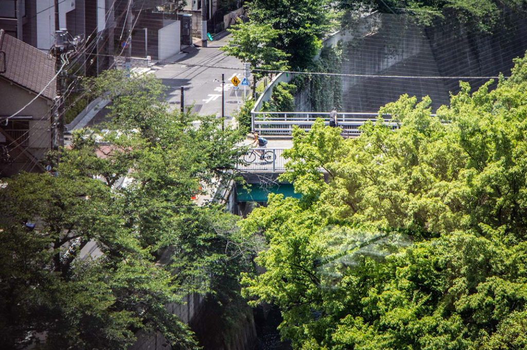 Quiet Kanda River scenery