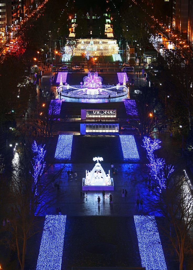 Heading to Hokkaido in winter? Head to Sapporo for some epic winter Illuminations at Odori Park, central city fun!