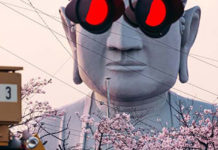 The Most Stylish Buddha in Japan gets a Fashionable Upgrade during Sakura Season