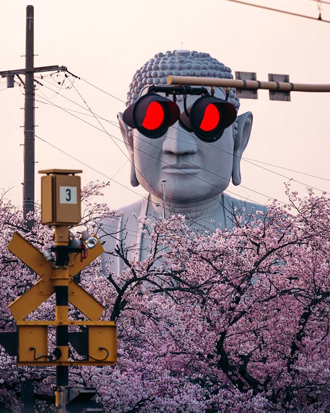 Aichi Prefecture's Sunglasses Buddha