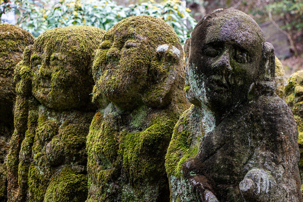 Otagi Nenbutsuji is located in Arashiyama, Kyoto and is famous for its 1,200 stone rakan figures. Get off the beaten track and explore!