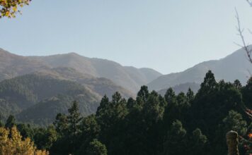 Raizan Sennyо̄ji Daihiо̄in: Exploring Itoshima’s ‘Thunder Mountain.’ Mountain views from Itoshima's Raizan Sennyoji Daihoin temple.