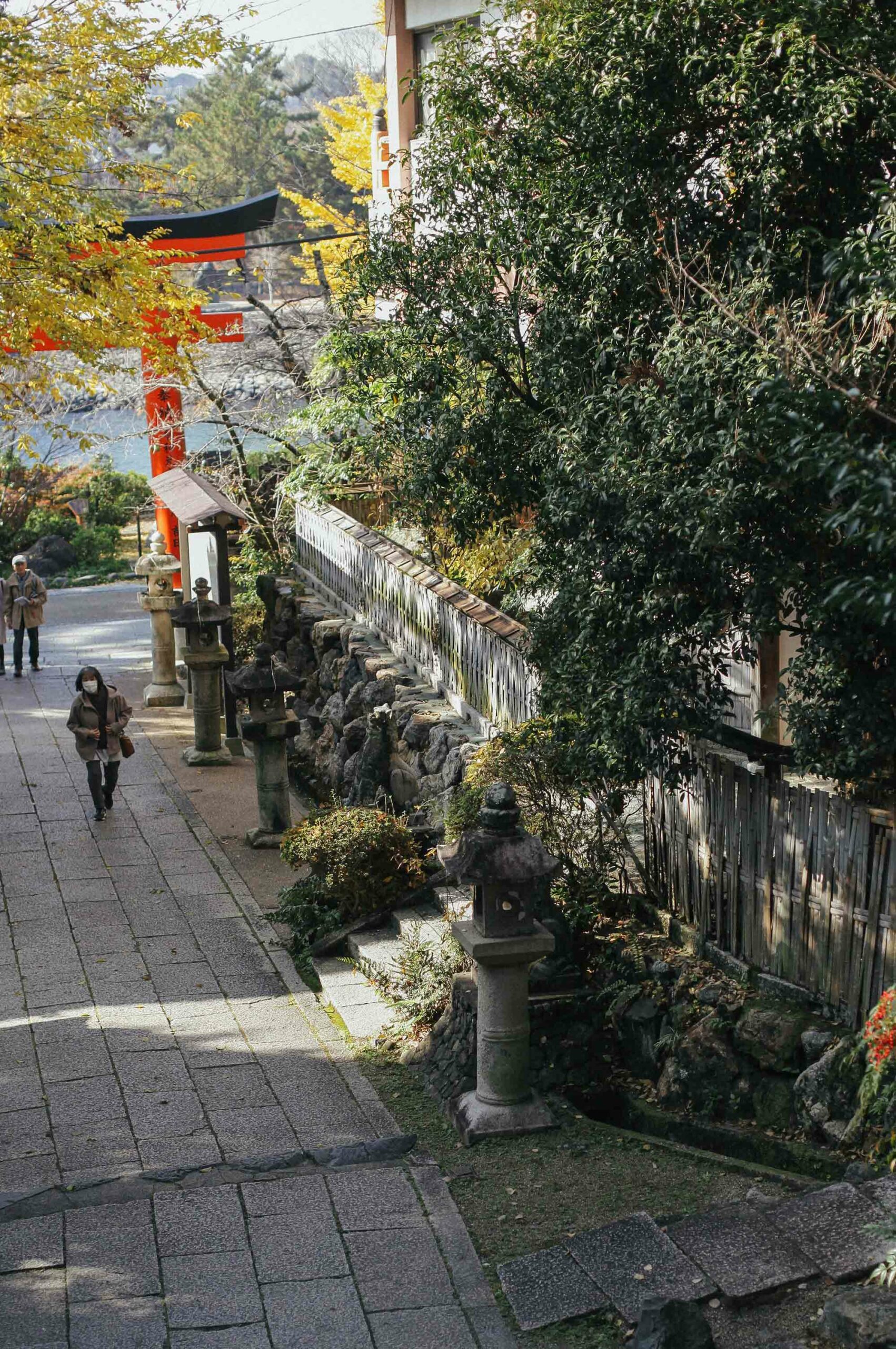 Out of central Uji, it's easy to find tranquil and leafy spots along the river.