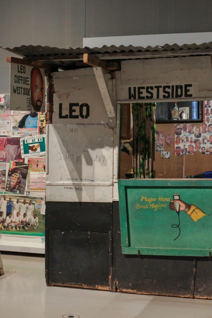 An entire Ghanaian street has been recreated within the museum.